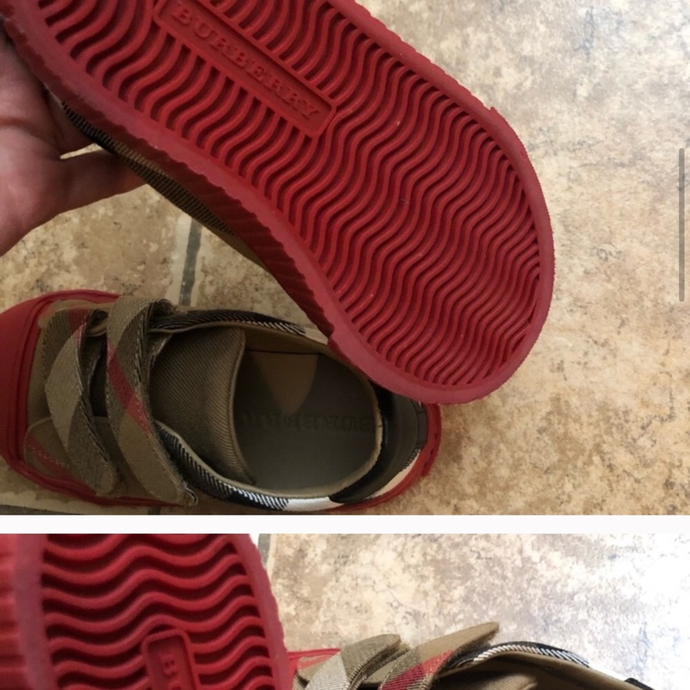 BURBERRY Kids unisex girls boys sneakers size 28